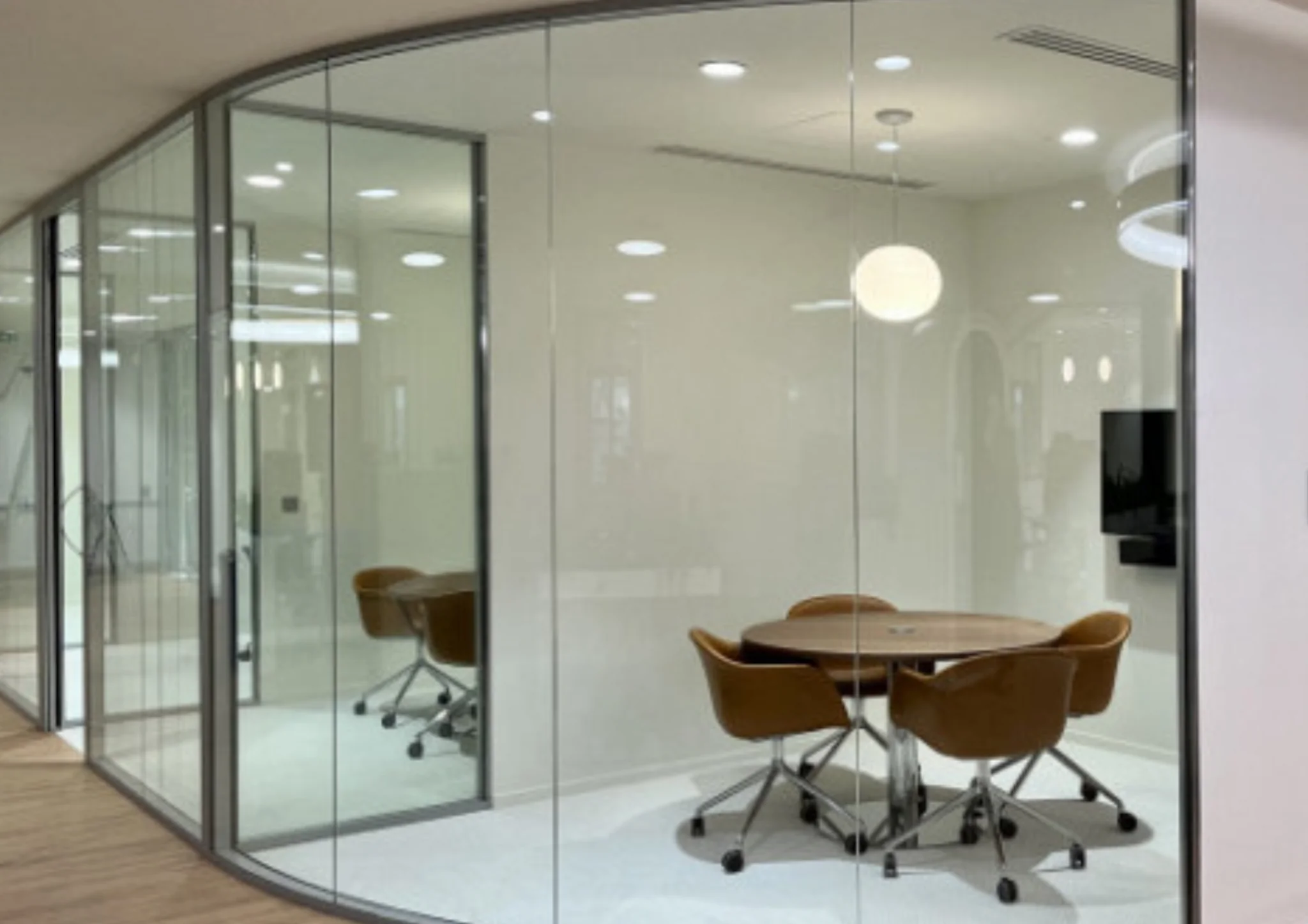 Salle de réunion vitrée